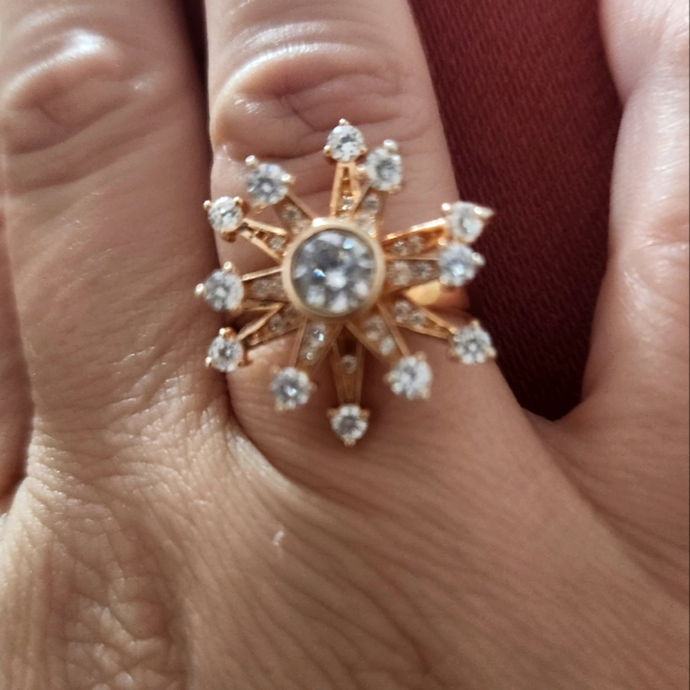 Ring 14k layer over sterling silver, size 6.5